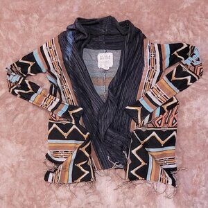 BILLABONG Aztec Print multi-coloured cardigan #cardigan #aztec print